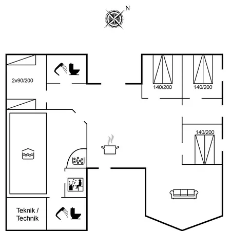 بيت للعطل Tenaya - 200m From The Sea By Interhome